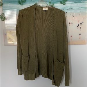 Green Cardigan